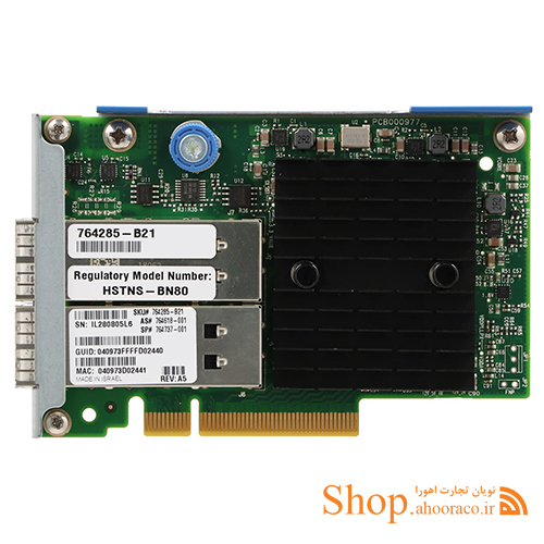 کارت شبکه HP Ethernet 10Gb/40Gb 2-Port 544+FLR QSFP