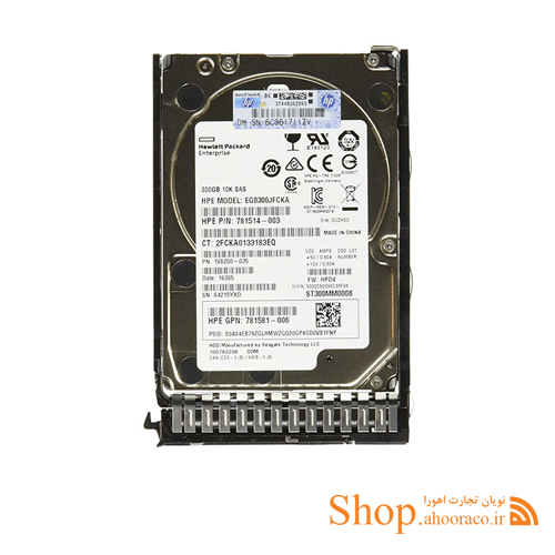 هارد سرور HP 300GB SAS 6G 10K SFF